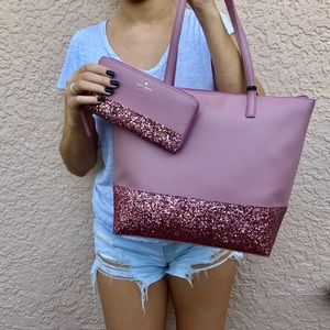 Kate Spade Tote Wallet Cardholder 3 Piece Set